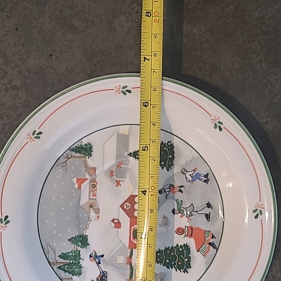 VINTAGE SANGO SILENT NIGHT CHRISTMAS SAUCERS SET OF 4 - Picture 5 of 5